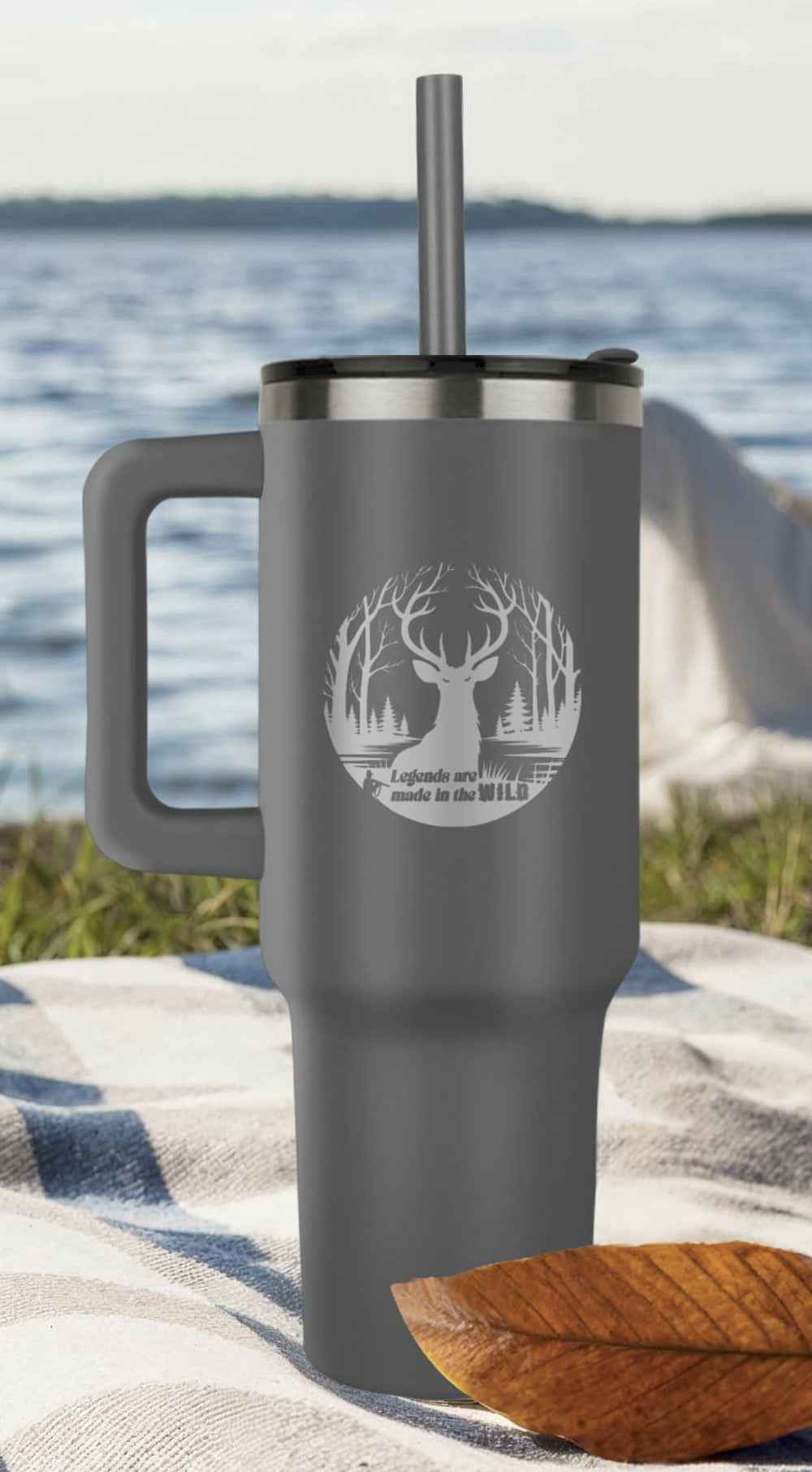 Legends are Made in the Wild Deer Hunter Pinnacle 40oz Tumbler