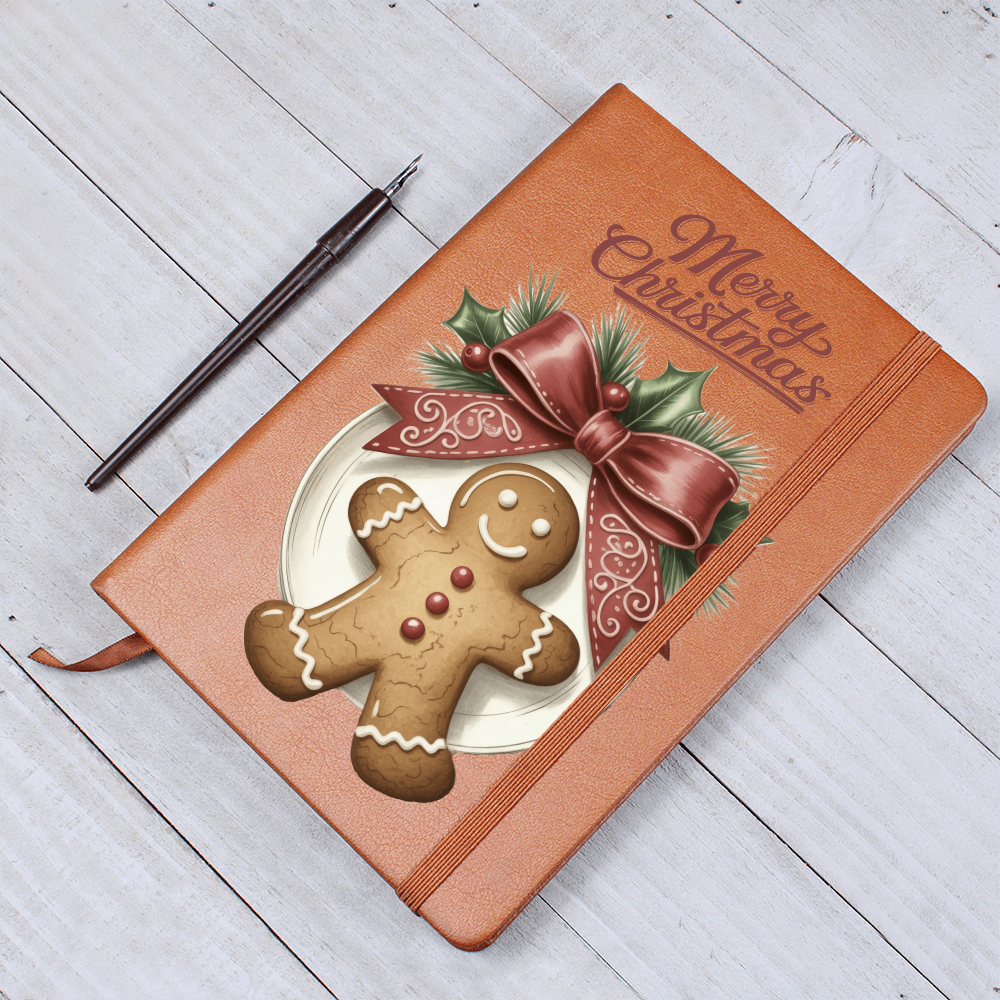 Merry Christmas Gingerbread Man Graphic Journal