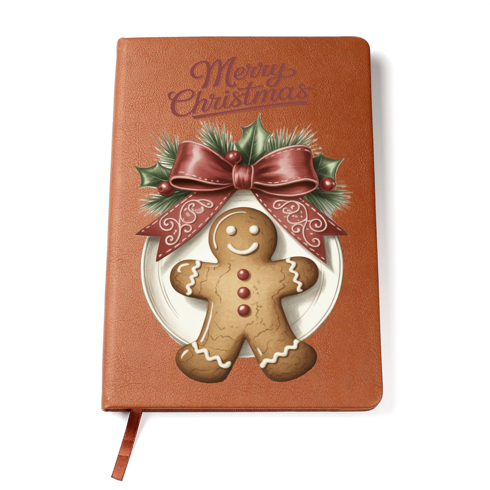 Merry Christmas Gingerbread Man Graphic Journal