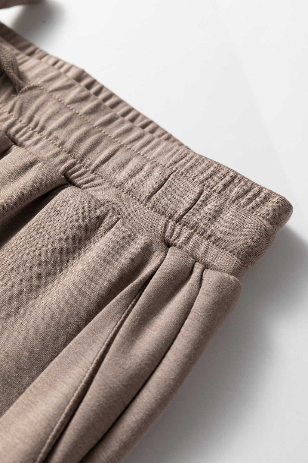 Solid Quarter-Zip Top and Drawstring Pants Set