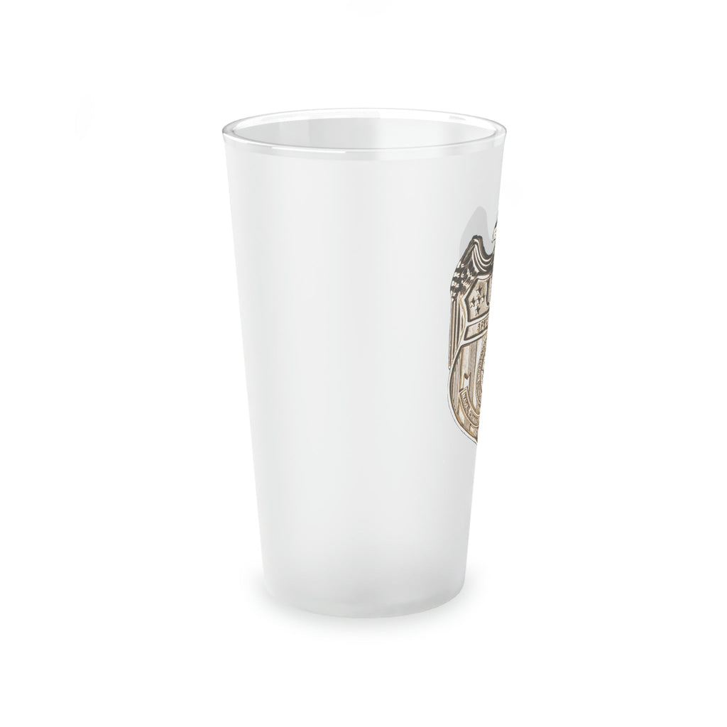 NCIS Badge - Frosted Pint Glass, 16oz