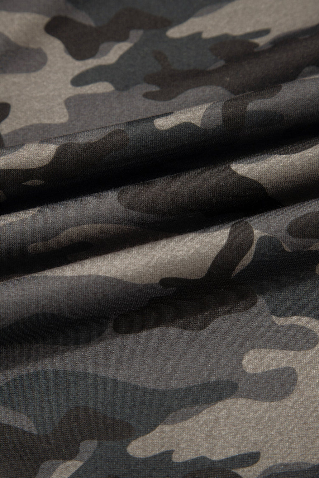 Camo Side Stripe Panel Drawstring Pants
