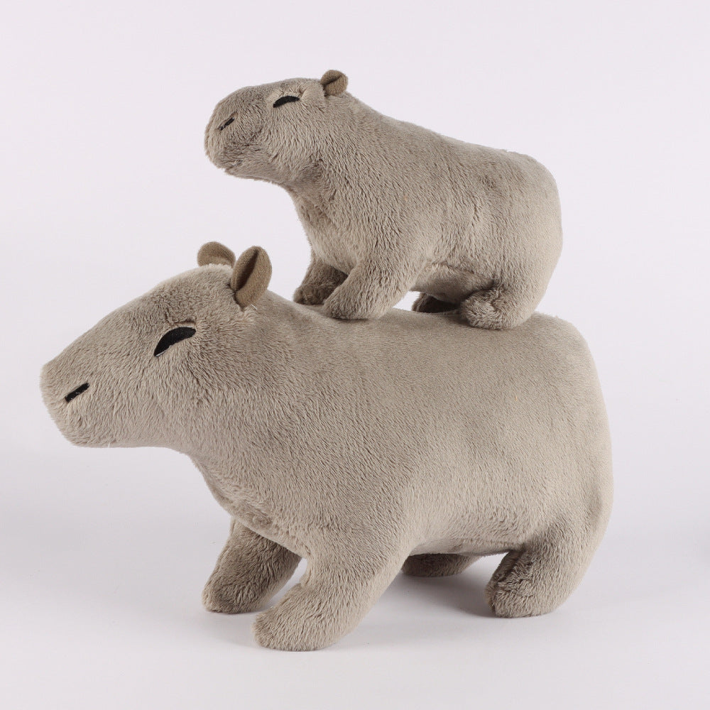 Capybara Plush Toy – Soft Animal Plush Doll with PP Cotton Filling