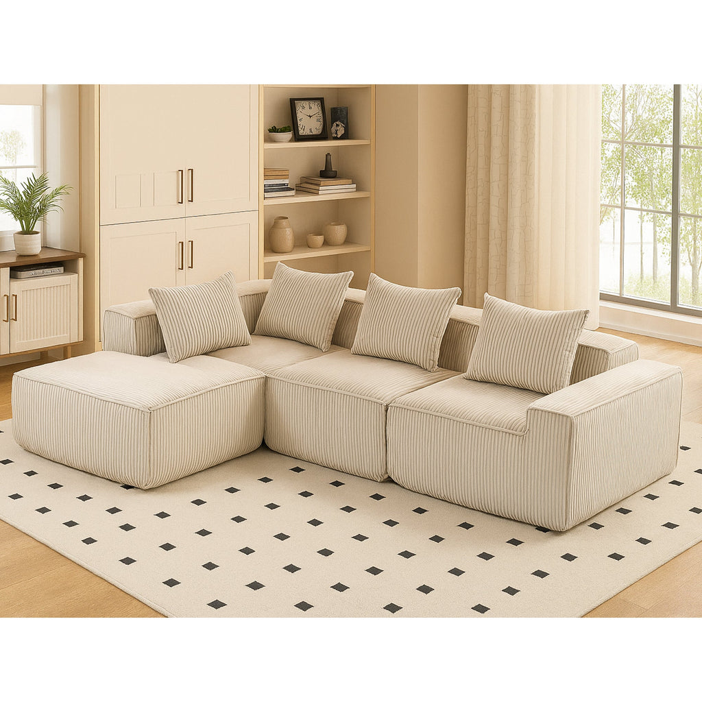 Multi person modular compression sofa that can be freely combined-33005-4