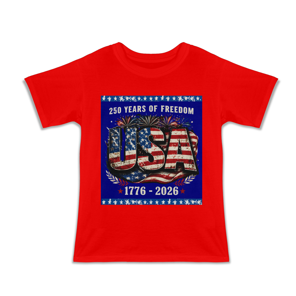 Kid's 250 Years of Freedom USA T-shirt