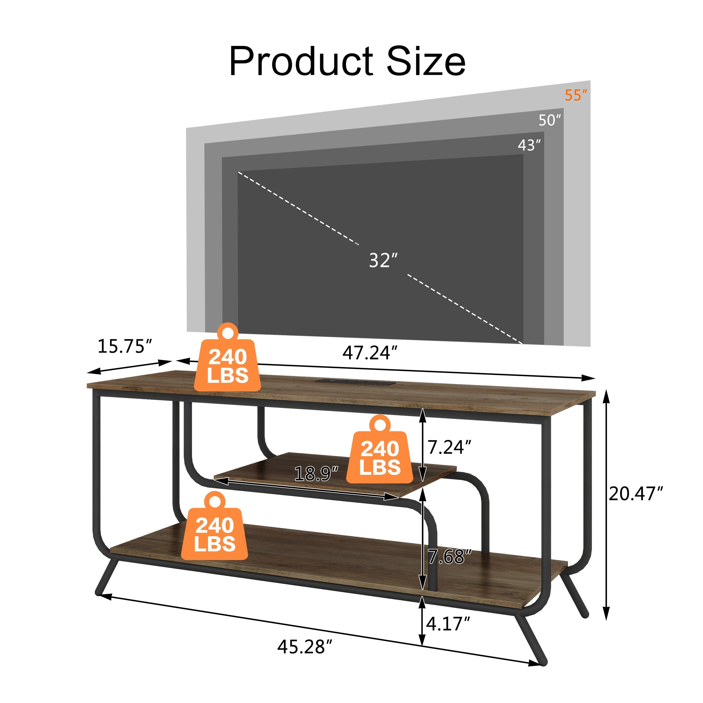 There are installation videos and scene videos. TV socket and LED light - TV stand TV up to 55 ', small unit modern TV console suitable for living room and bedroom, light grey