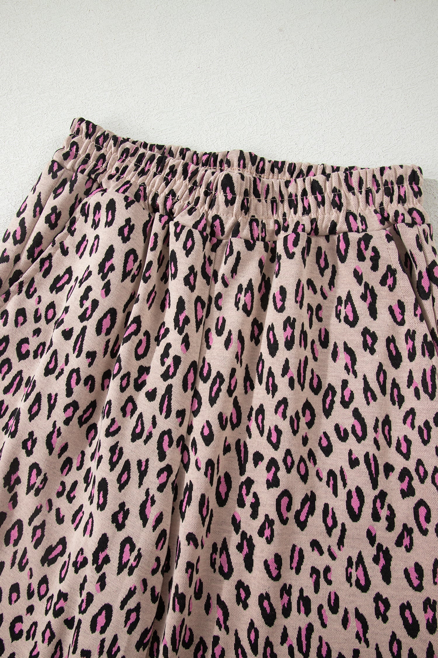 Leopard Short Sleeve Tee & Pants Set
