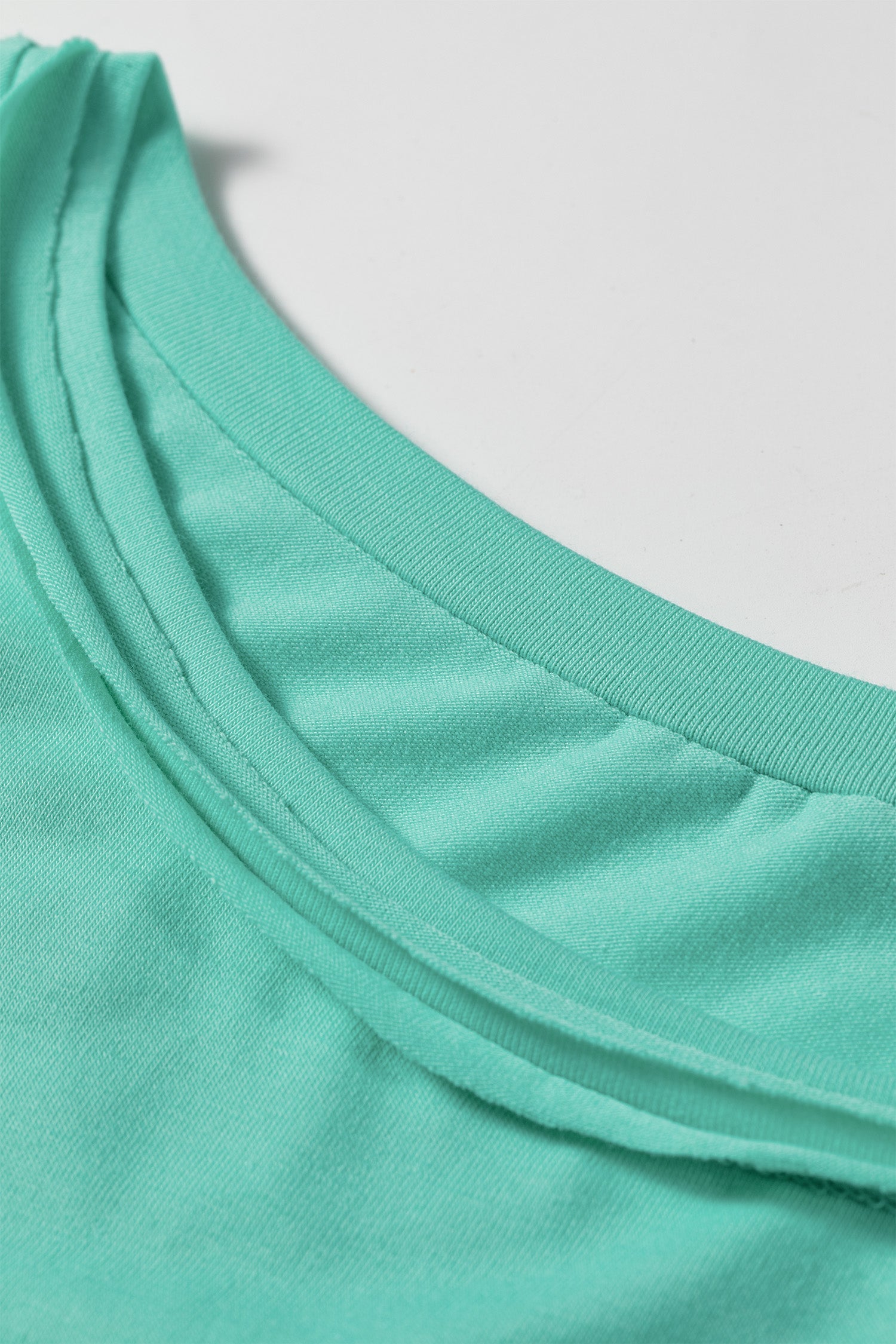 Oversized Raw Edge Patch Pocket Top & Shorts Set