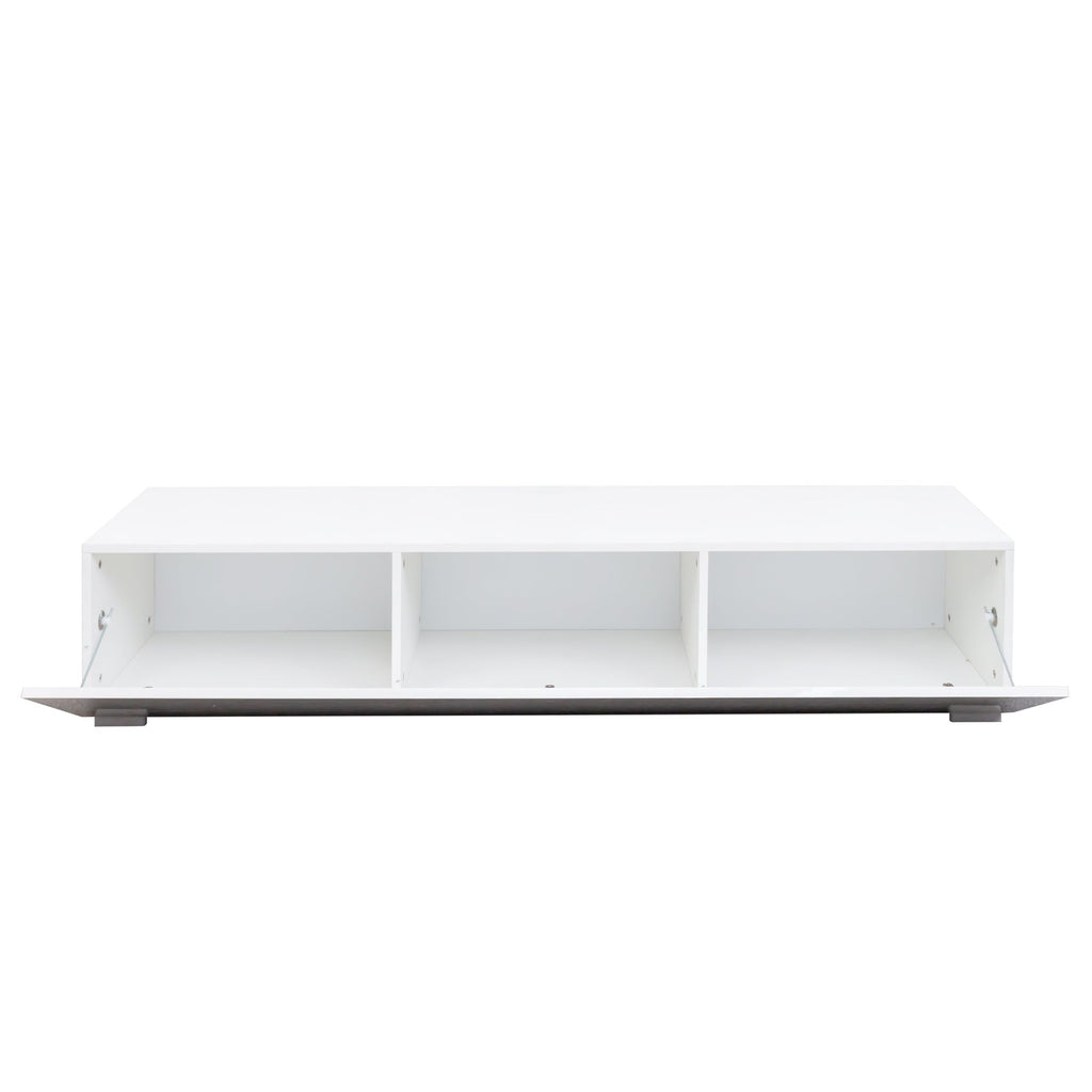 Modern Entertainment Center with Storage   Media Console for Living Room