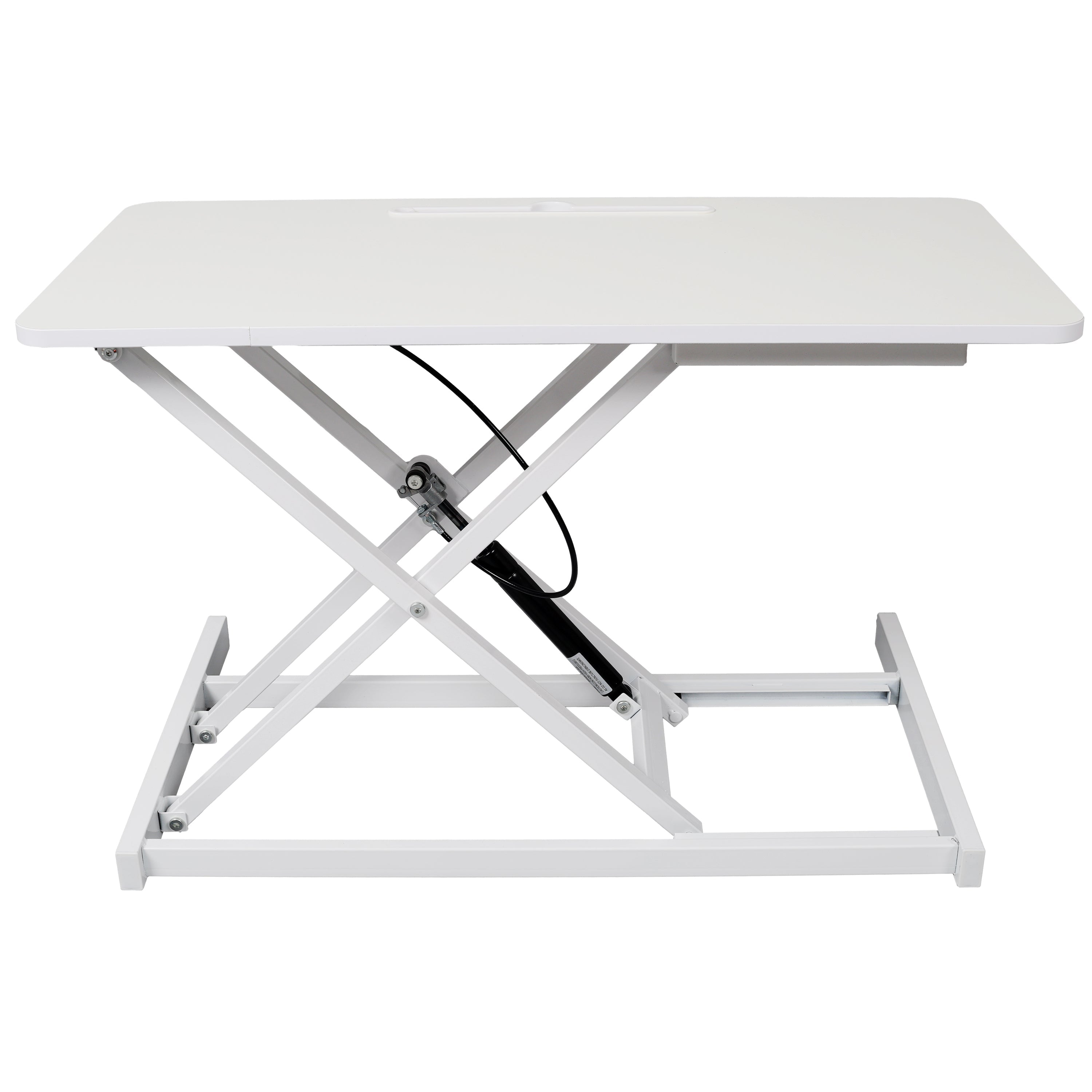 Adjustable Height Standing Laptop Desk,Adjustable Sit to Stand Up Workstation with Keyboard Tray,White