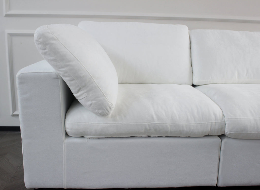 Oversized Cloud Modular Sectional Sofa,120' Down Filled Comfort 3Seater Sofa Couch for Living Room,Minimalist Wide Deep Seat Couches for Office Apartment  3Seaters
