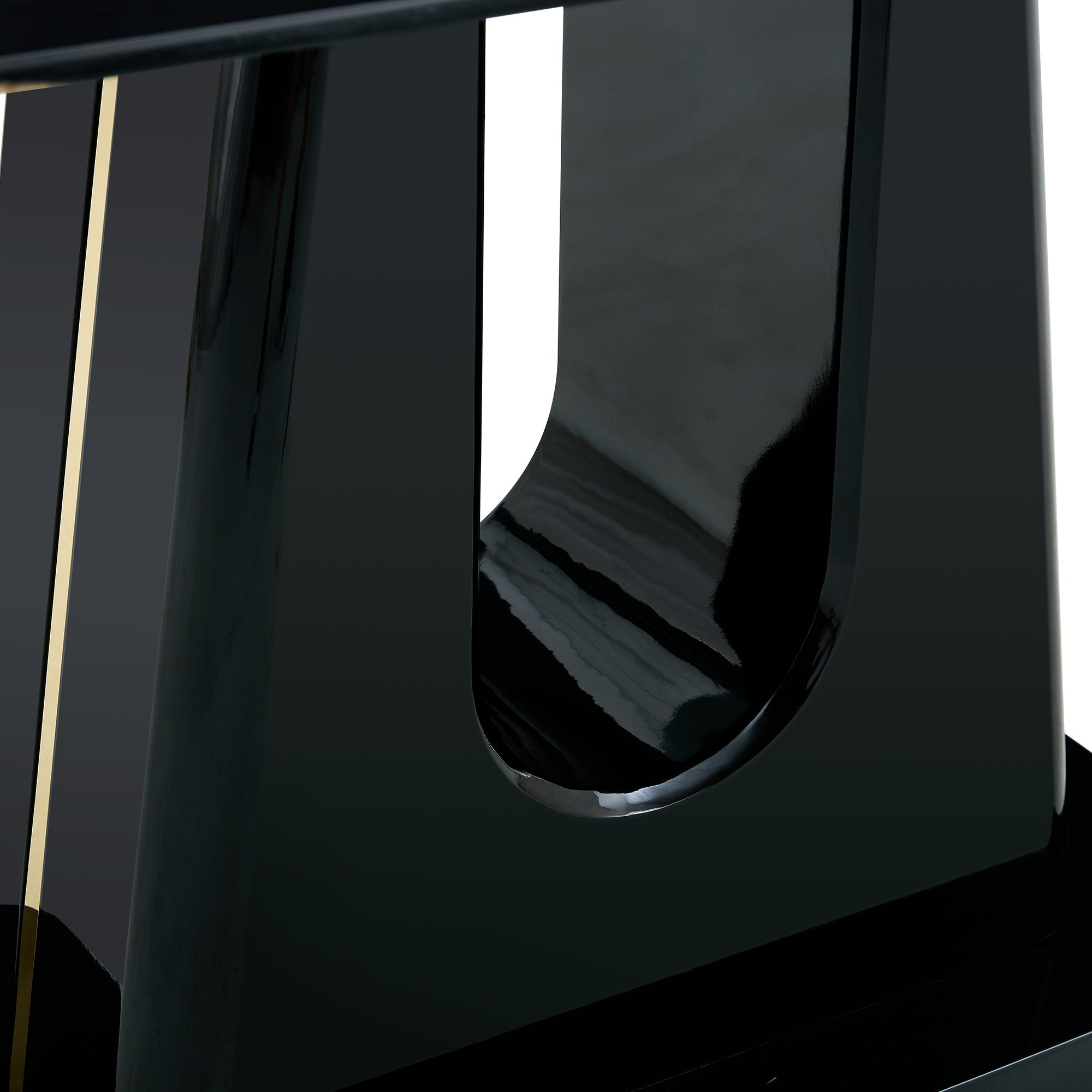A modern, minimalist, and luxurious table. A black imitation marble tabletop with MDF U-shaped legs. Dining table, computer table. For restaurants and living rooms 63' * 35.4'* 30' F-U