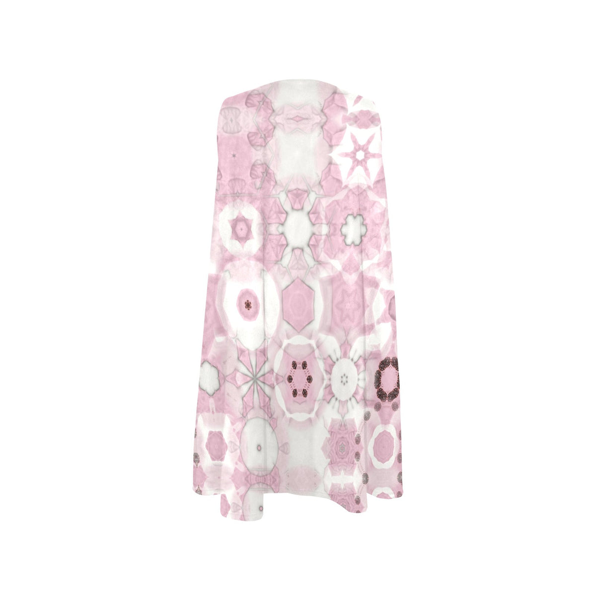 Pastel Pink Stars Sleeveless A-line Short Dress