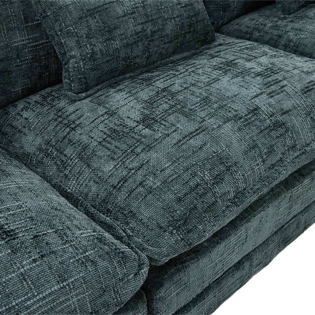 UNITED WE WIN 112' Oversized Sectional Sofa Cloud Couch for Living Room, Modern Chenille L Shaped Couch, Comfy Boucle Modular Sofa Sleeper with Movable Storage Ottoman, Phone Holder, USB Charging Port
