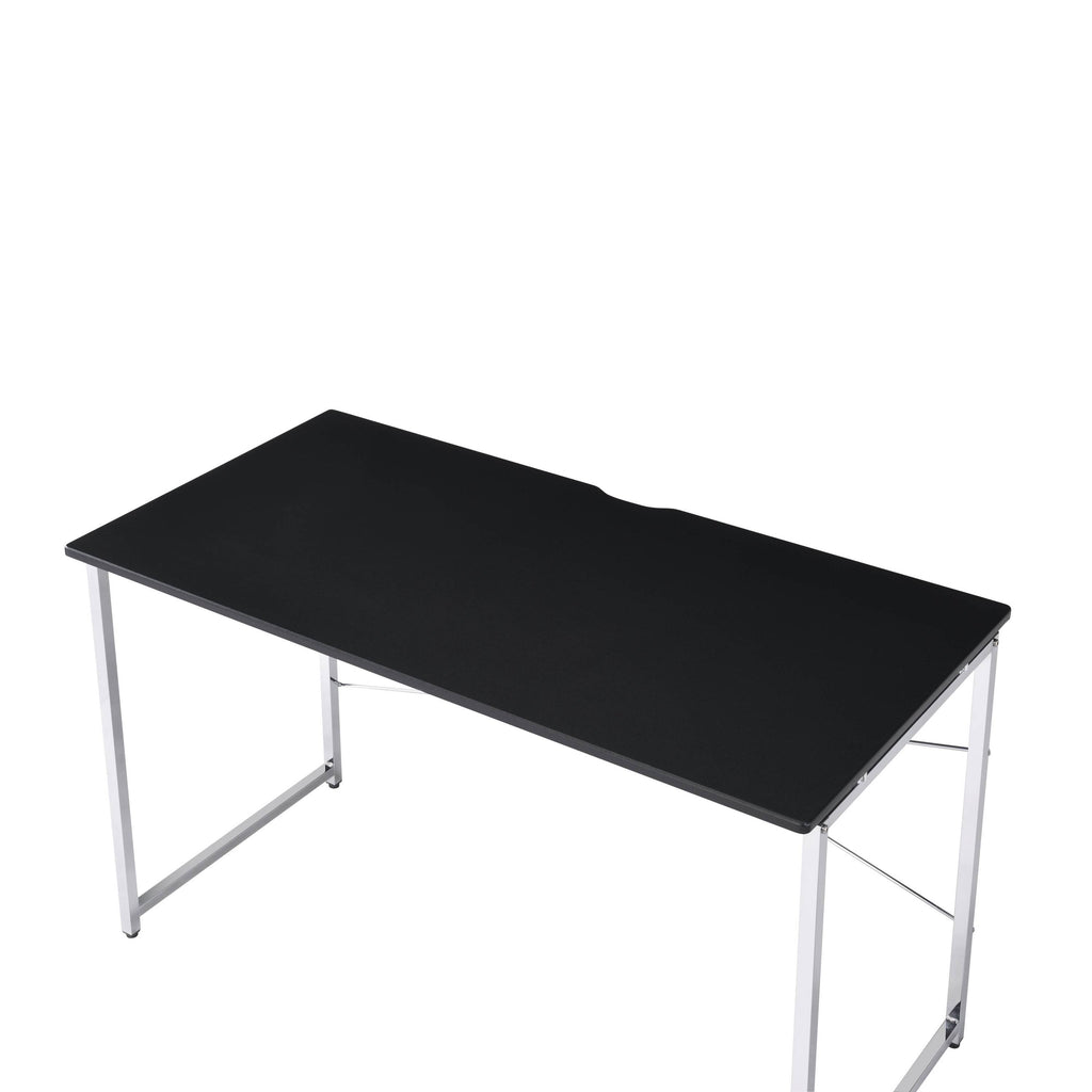 Tennos Black & Chrome Finish Writing Desk