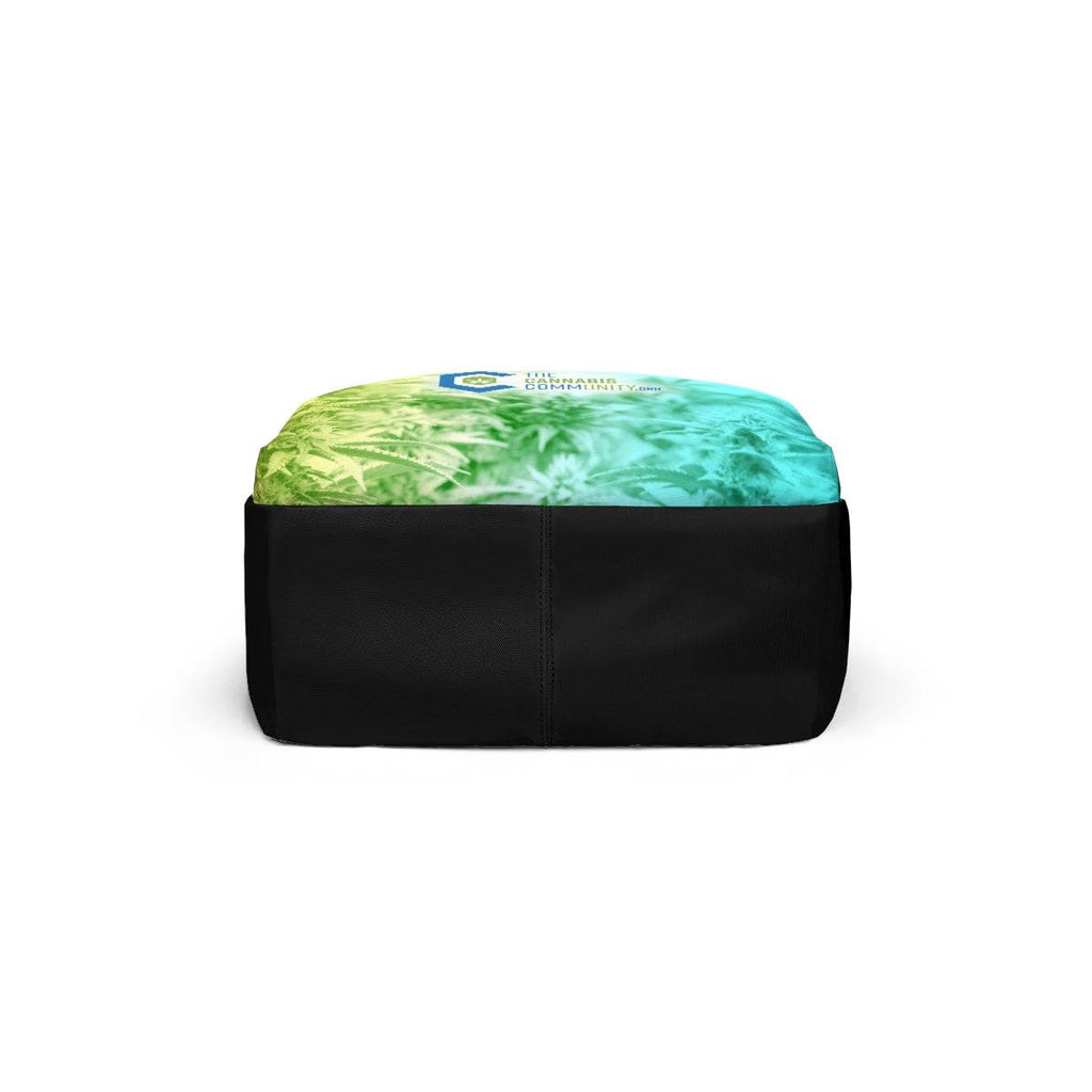 Good Vibes Only Black Marijuana Backpack