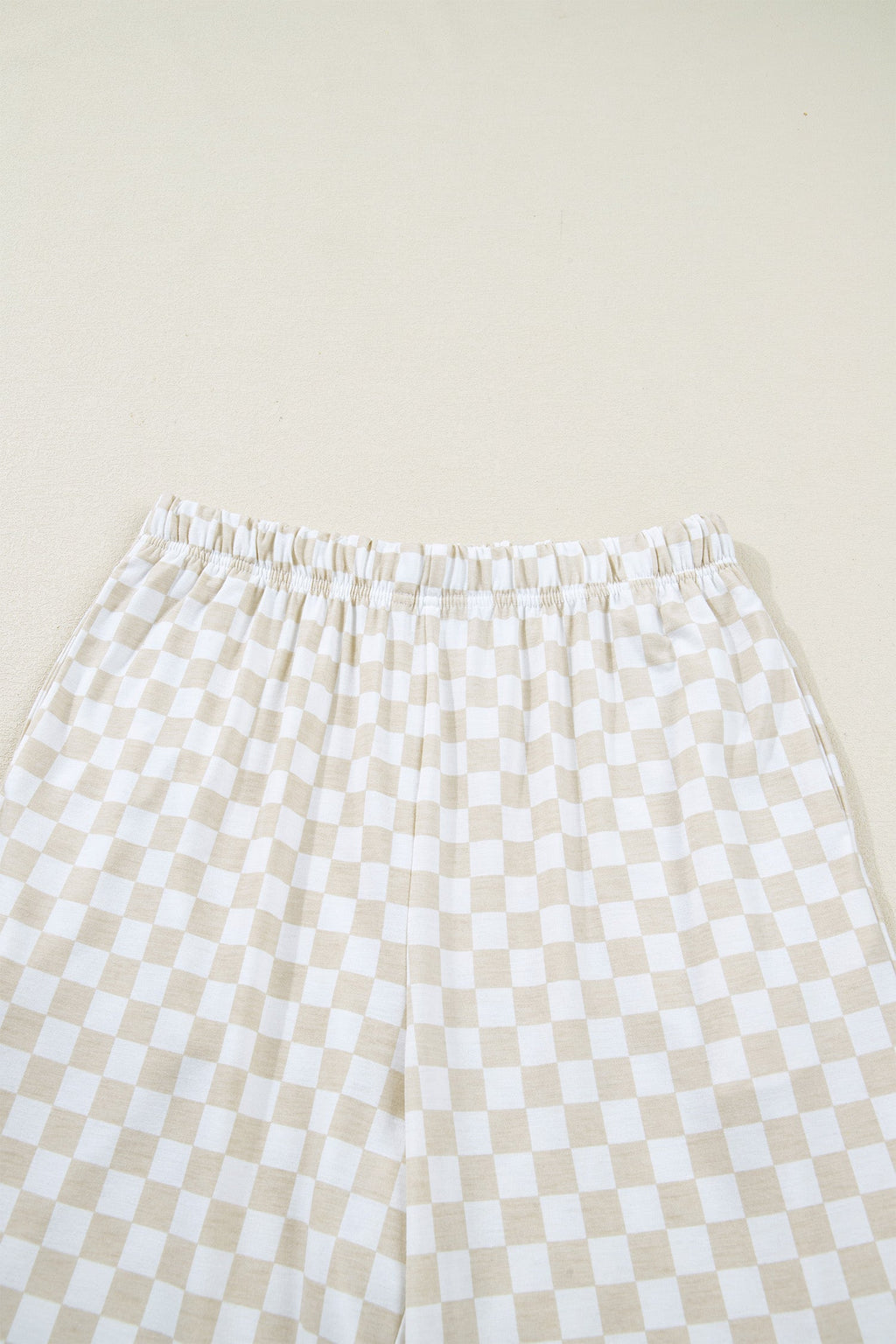 Checker Short Sleeve Tee & Lounge Pant Set