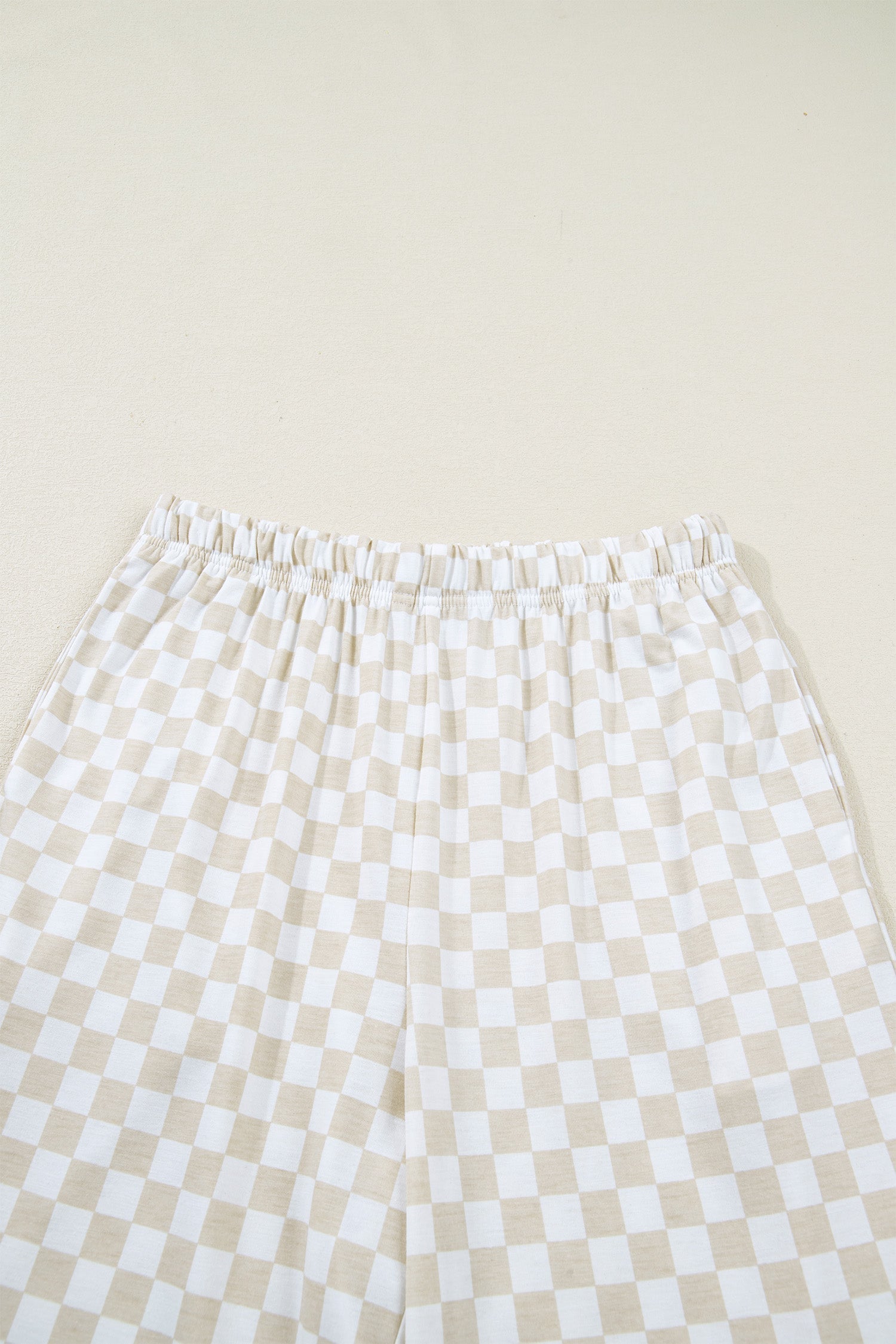 Checker Short Sleeve Tee & Lounge Pant Set