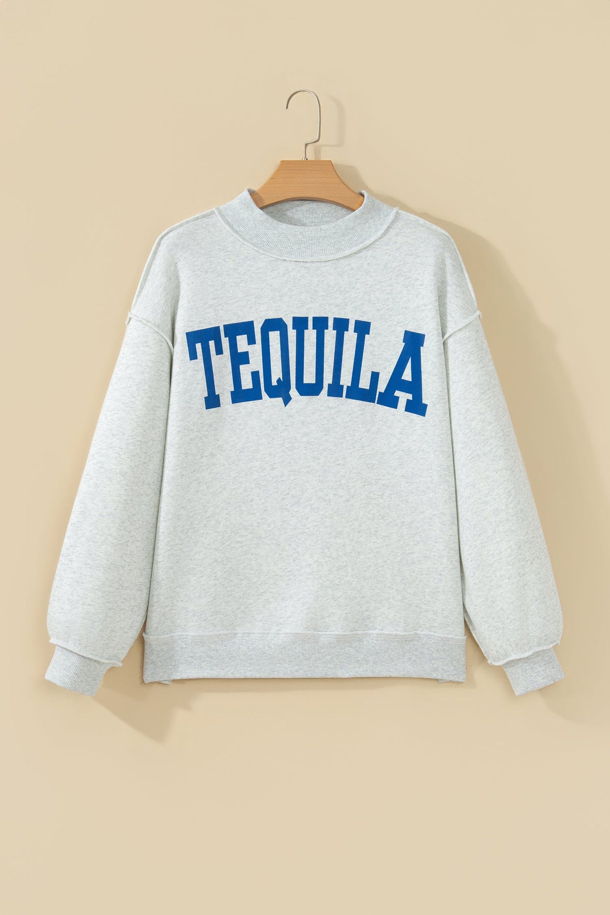 TEQUILA/HUNGOVER Reversible Mock Neck Sweatshirt