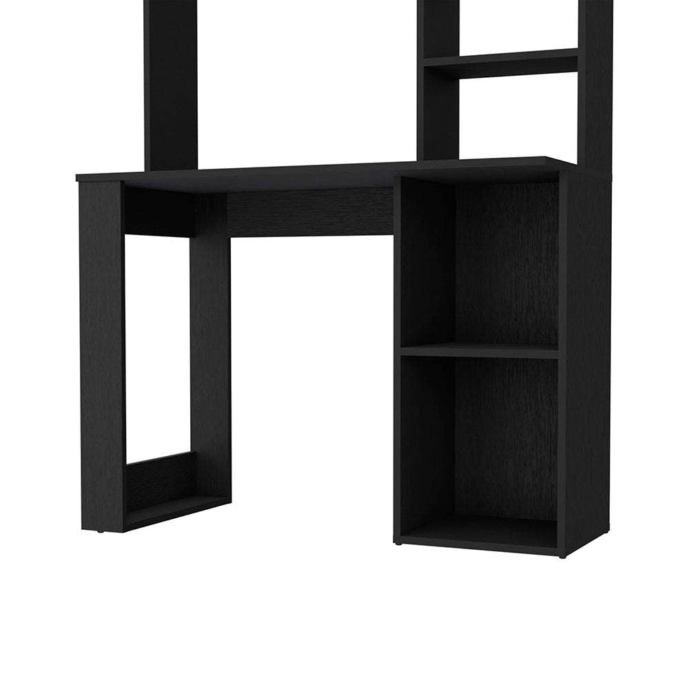 Carroll Computer Desk with Hutch and Storage Shelves