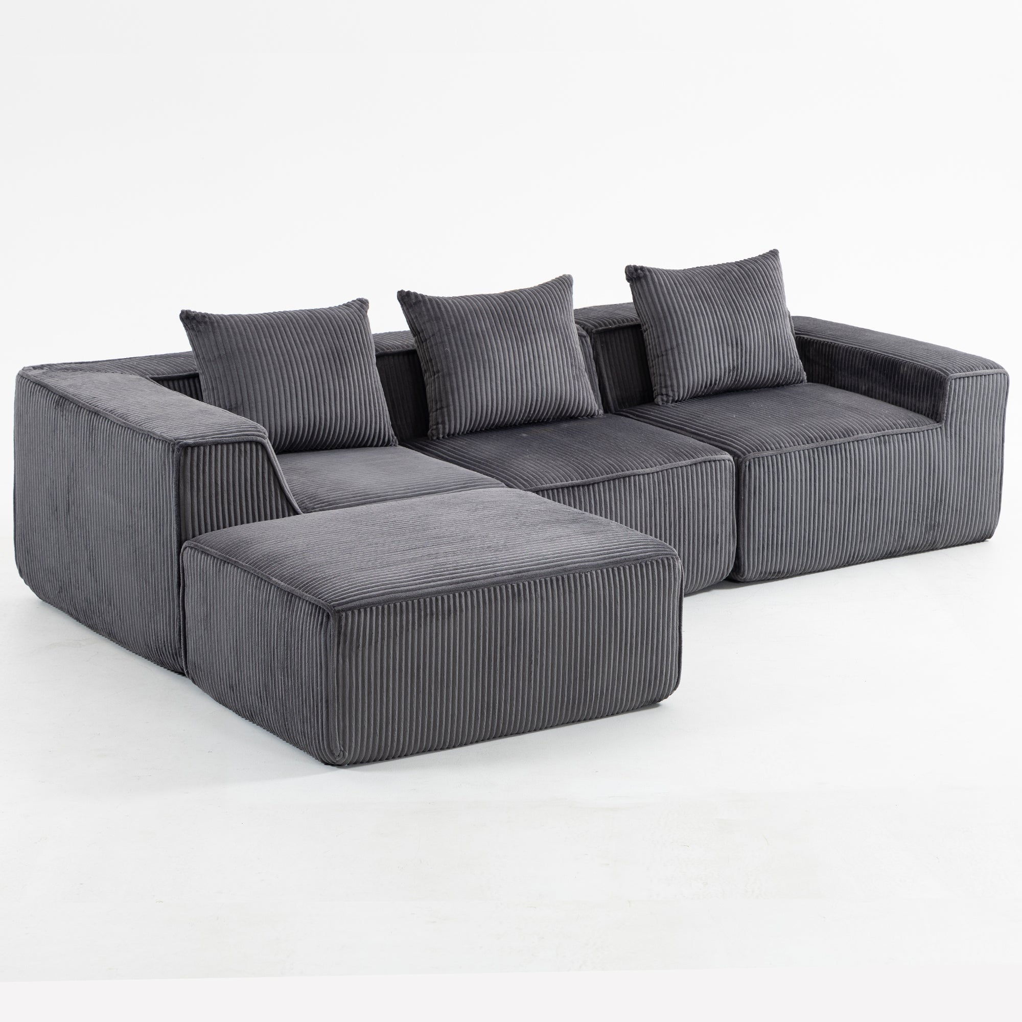 Multi person modular compression sofa that can be freely combined-33005-4