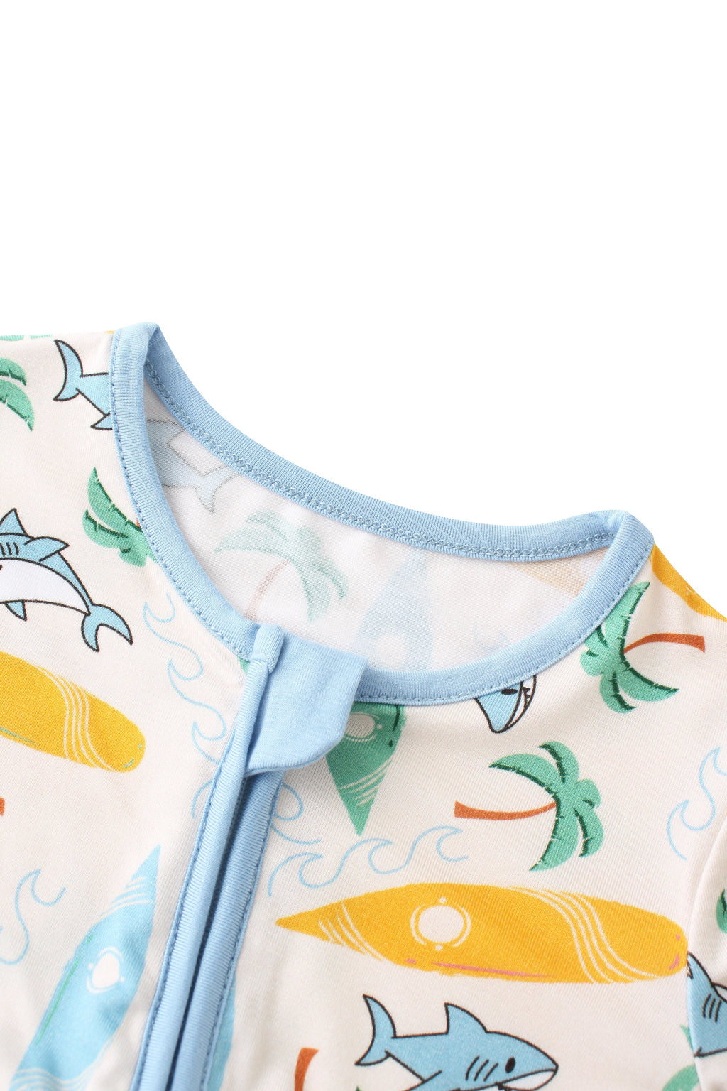 Posh TOT Surf's Up Bamboo Baby Convertible Zippy Romper  CINCO DE MAYO PROMO - FINAL SALE