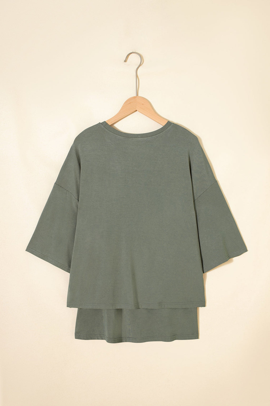 Solid Oversize Tee & Tie-Wrap Mini Skort Set