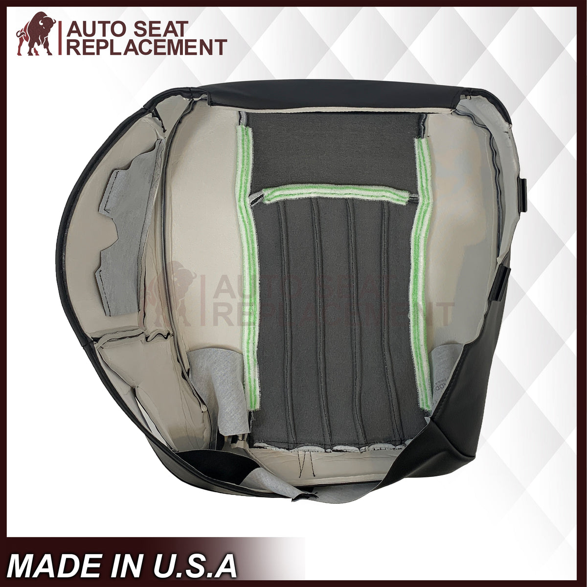 2003 - 2006 Lincoln Navigator Replacement Seat Covers in Black: Choose Genuine Leather or Vinyl