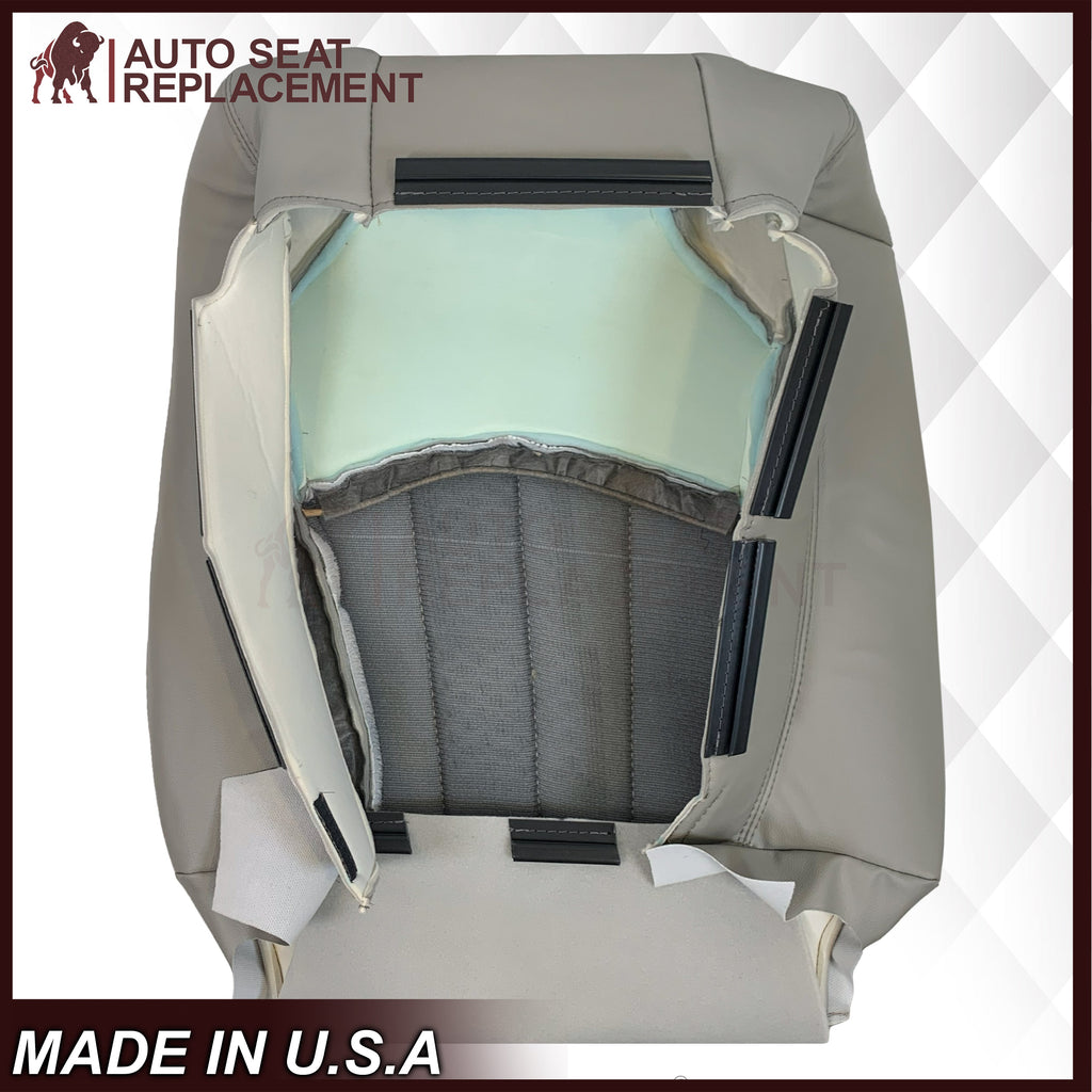2008-2012 Buick Enclave Perforated Replacement Seat Covers In Gray: Choose Leather or Syn. Leather