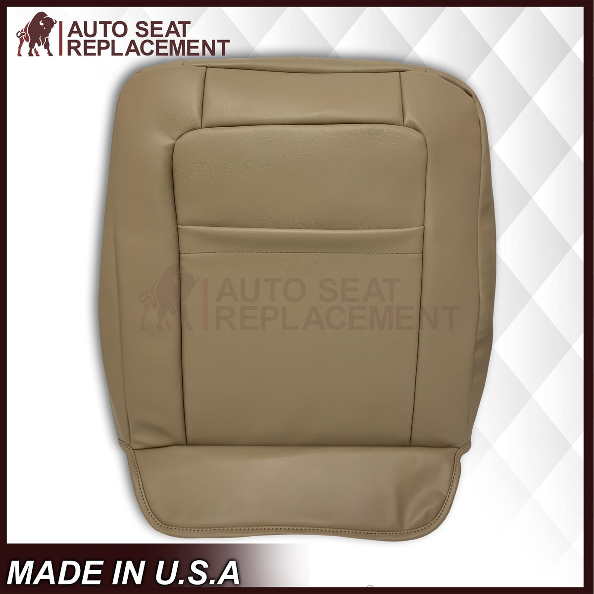 2005 2006 Lincoln Navigator Replacement Seat Covers in Camel Tan: Choose Genuine Leather or Vinyl