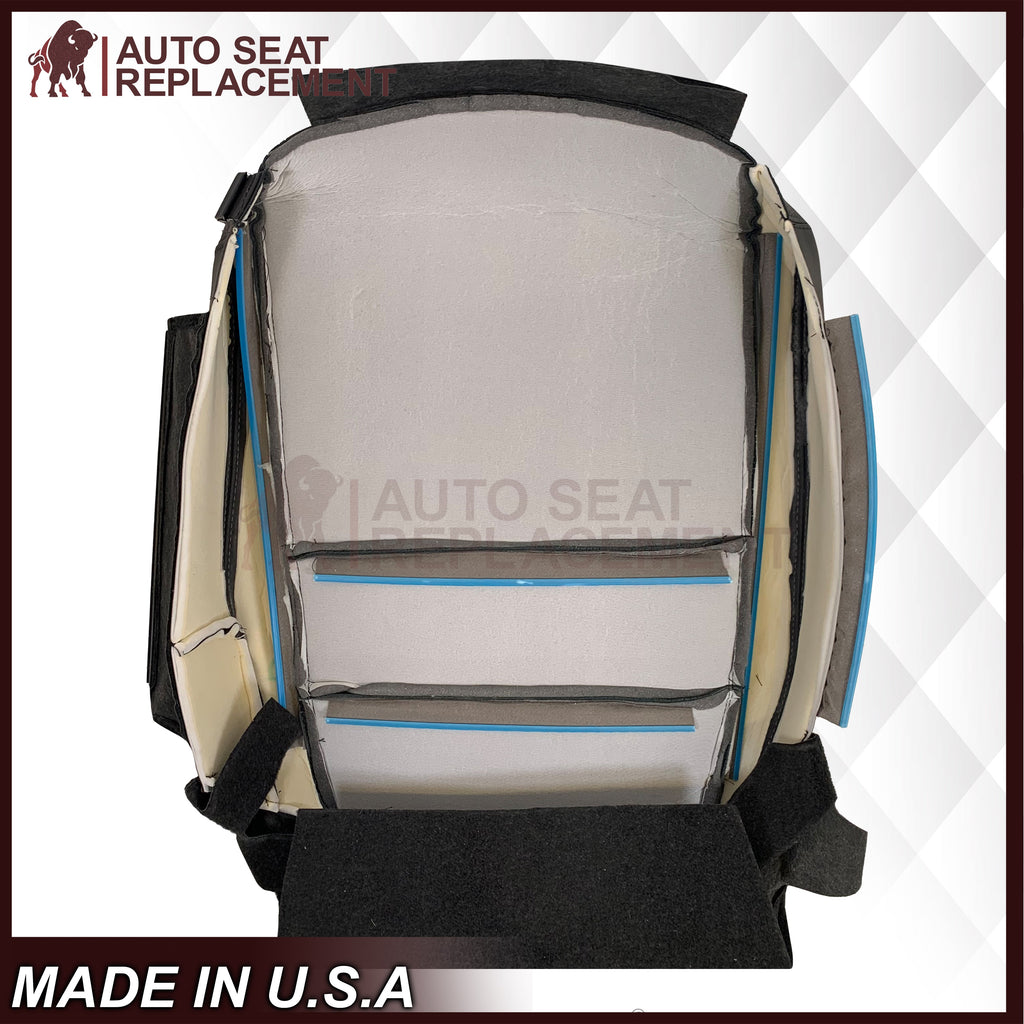 2005 - 2008 Acura TL Driver Or Passenger Seat Covers In Black: Choose Leather OR Synthetic Leather