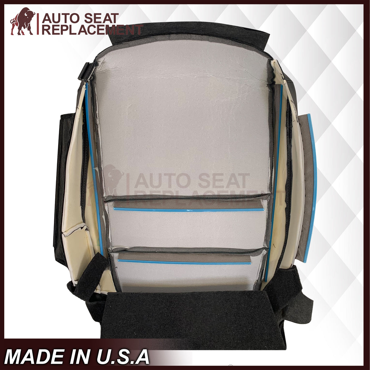 2005 - 2008 Acura TL Driver Or Passenger Seat Covers In Black: Choose Leather OR Synthetic Leather