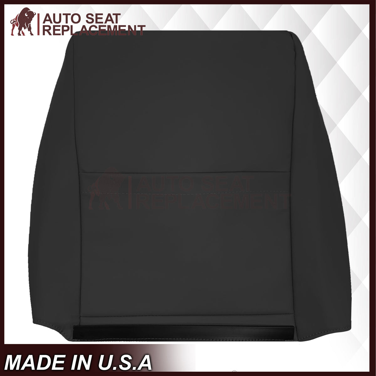 1999-2004 Ford Mustang GT Convertible Replacement Seat Cover in Dark Charcoal Black: Choose From Variation