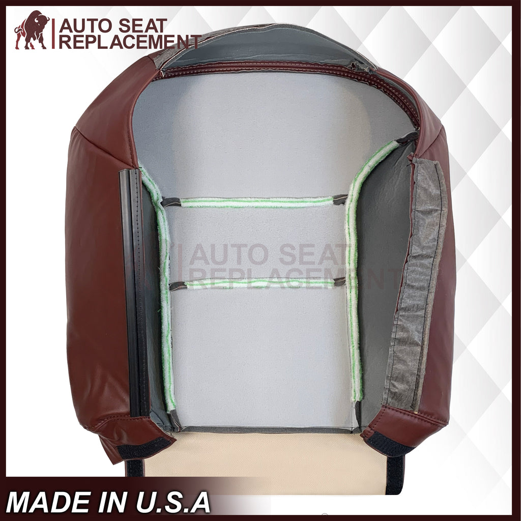 1995 1996 1997 1998 1999 Chevy Silverado LT LS Z71 Vinyl Seat Covers In Ruby Red