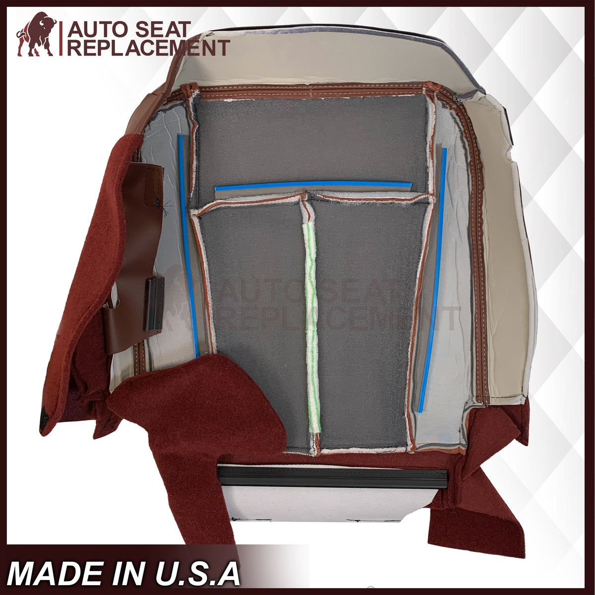 2007-2014 Ford Expedition King Ranch Replacement Leather Seat Cover: Perforated, King Ranch