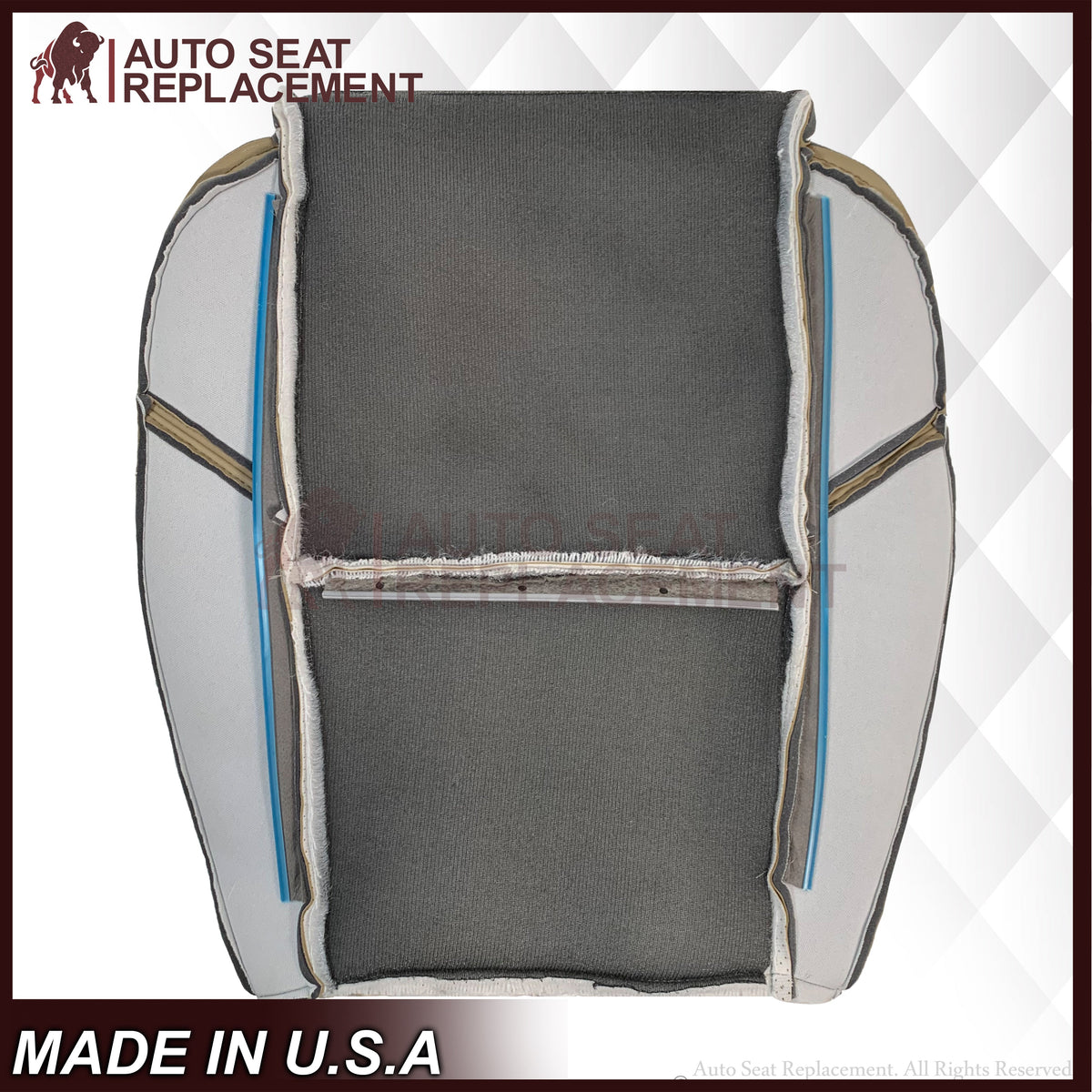 2009-2014 Cadillac Escalade Perforated Seat Cover in Light Cashmere Tan: Choose From Variation