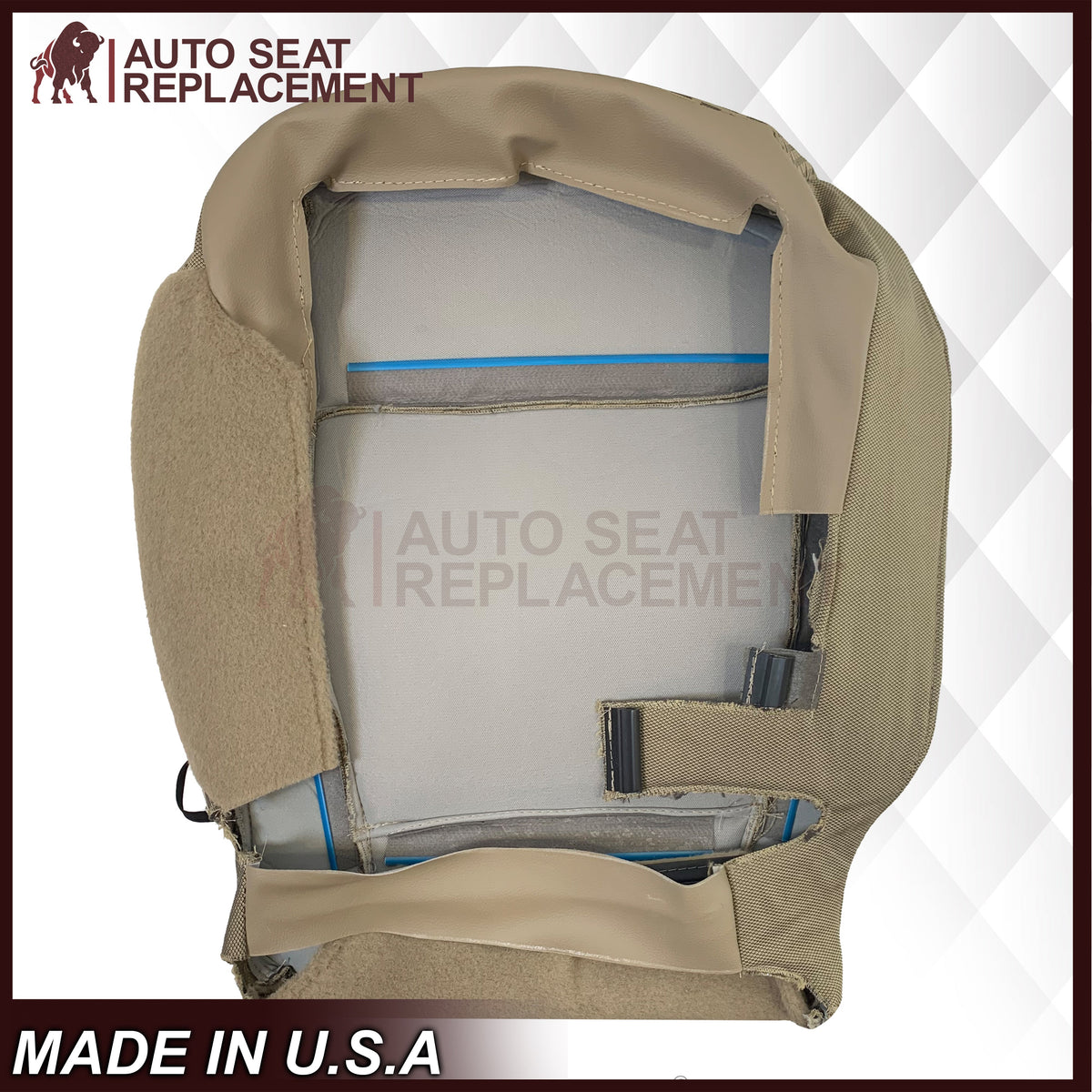 2017-2021 Ford F250 XLT Replacement Driver or Passenger Side Seat Cover In Tan