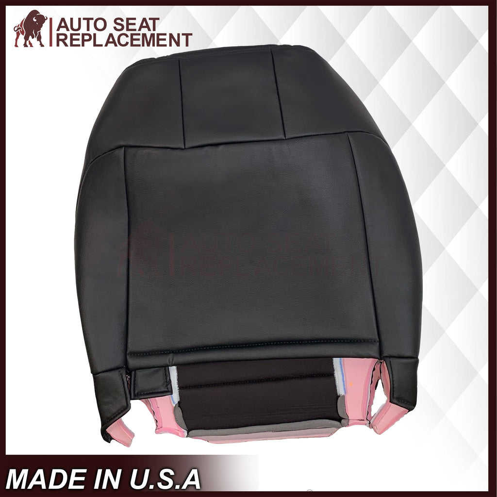 2005-2009 Ford Mustang GT V8 Convertible Replacement Seat Covers In Dark Charcoal: Black
