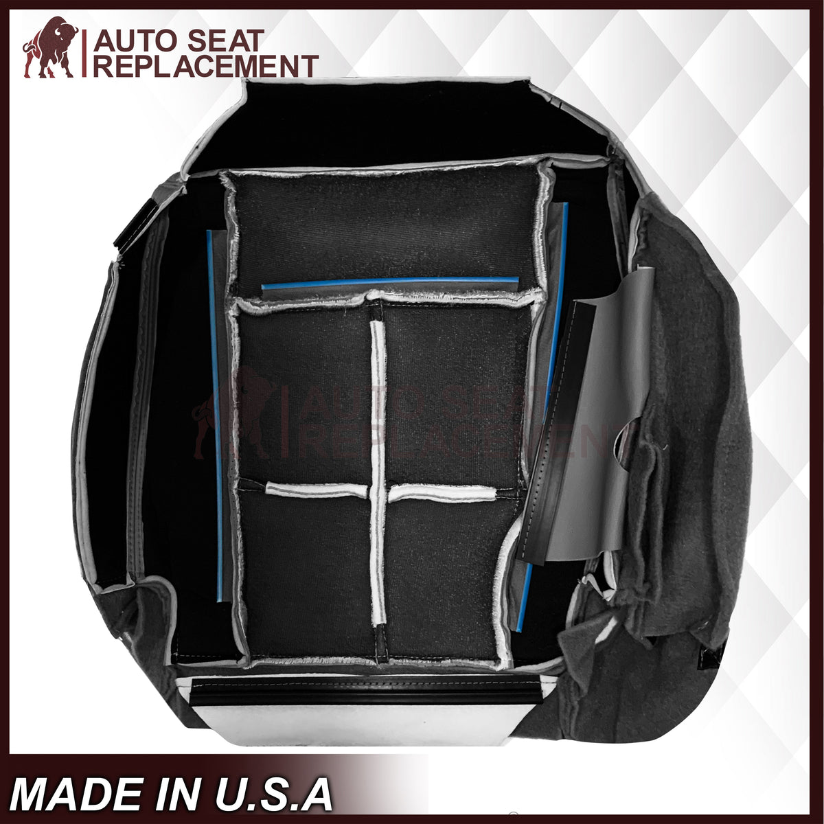 2007 - 2014 Lincoln Navigator Replacement Seat Covers in Black Leather or Synthetic Leather