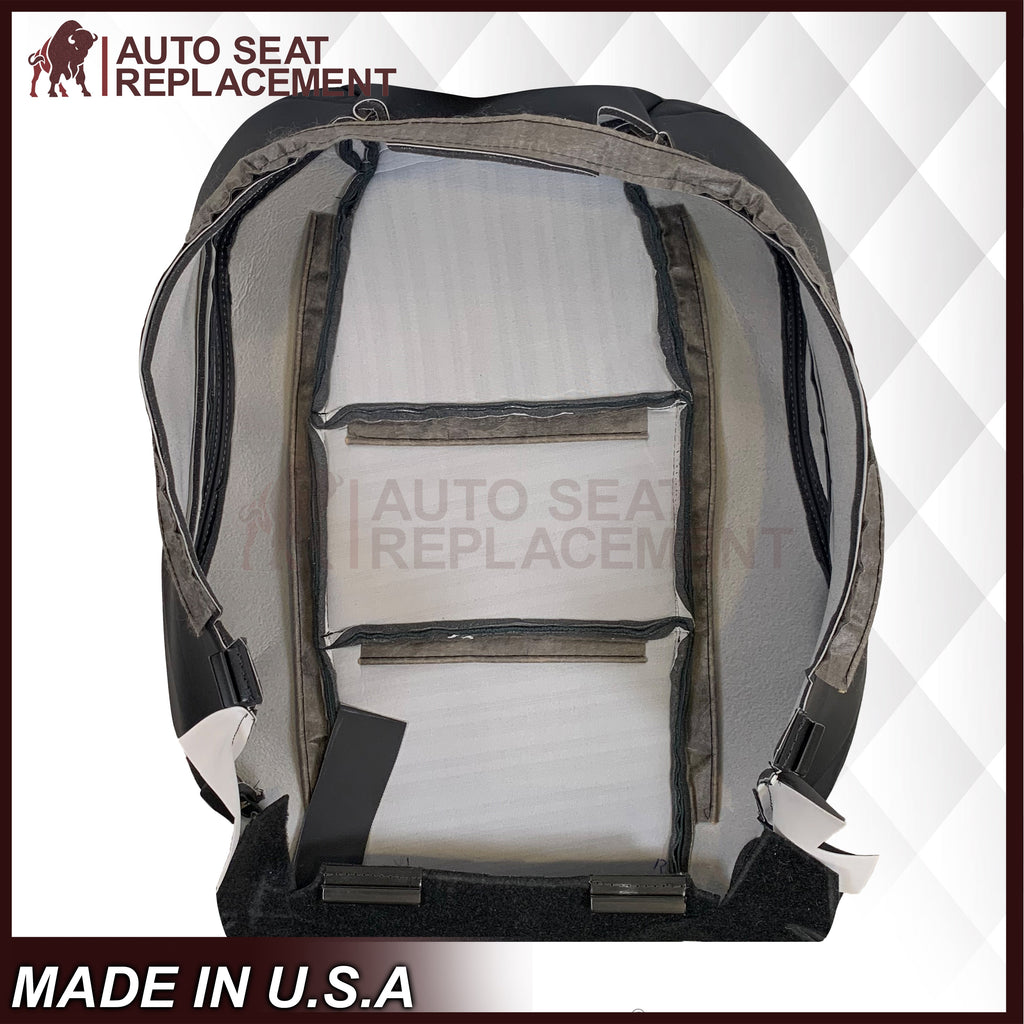 2005 - 2008 Acura TL Driver Or Passenger Seat Covers In Black: Choose Leather OR Synthetic Leather