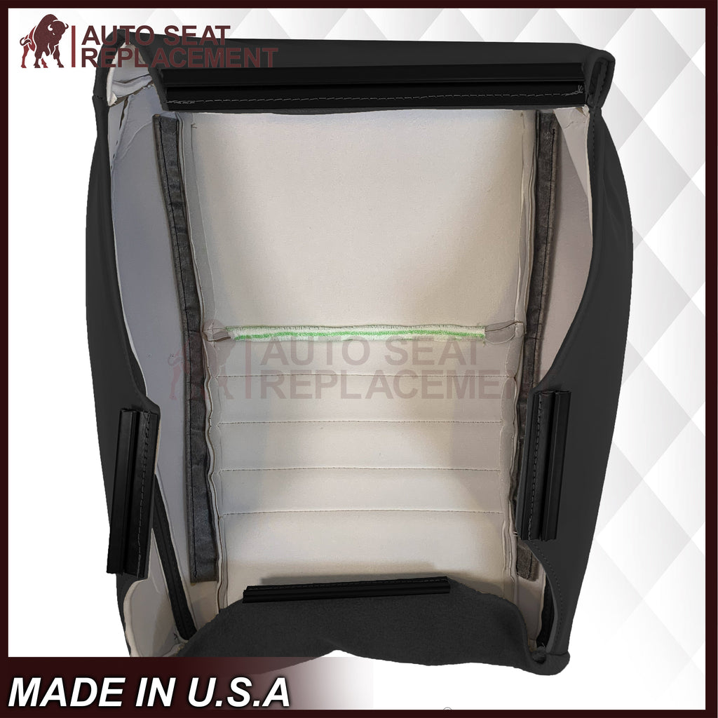 1999-2004 Ford Mustang GT Convertible Replacement Seat Cover in Dark Charcoal Black: Choose From Variation