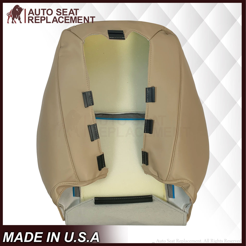 2009-2014 GMC Sierra & Yukon Denali Perforated Seat Cover in Light Cashmere Tan: Choose From Variation