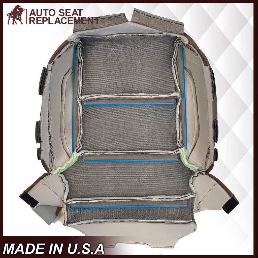 2014-2019 Chevy Silverado 1500 2500HD 3500HD High Country Replacement Perforated Genuine Leather OR Synthetic Leather Seat Covers: Brown