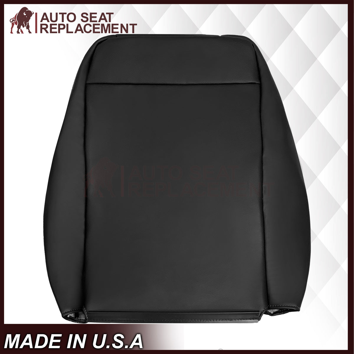 2003-2004 Ford Mustang Mach 1 ONE Replacement Leather Seat Cover in Ebony Black: Choose From Variation