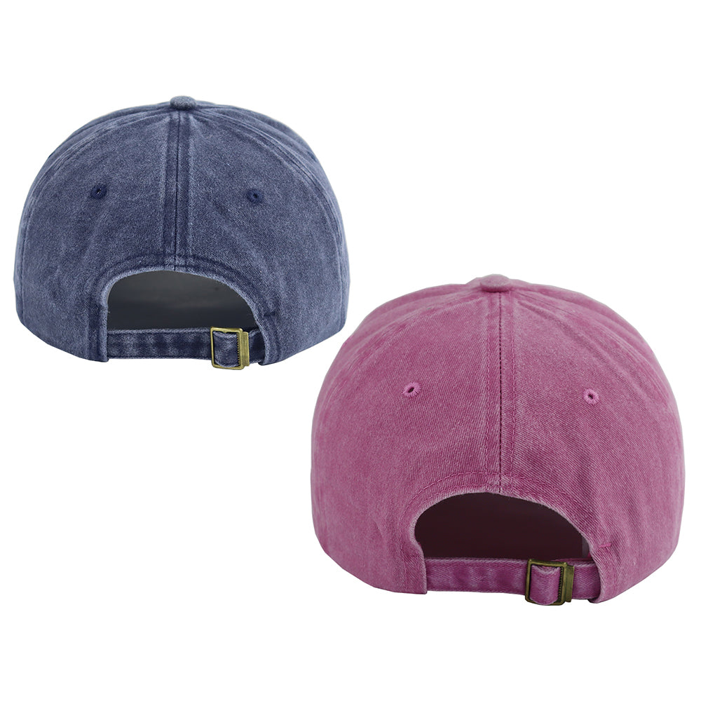 Set of 2 High Quality Adjustable Size Mom And Dad Baseball Caps