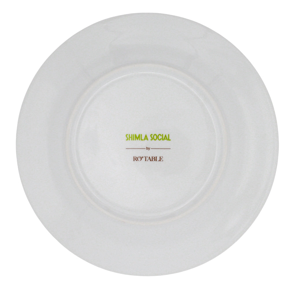 Bombay Blue Dinner Plate - Set of 4 (+1 Bonus Plate)