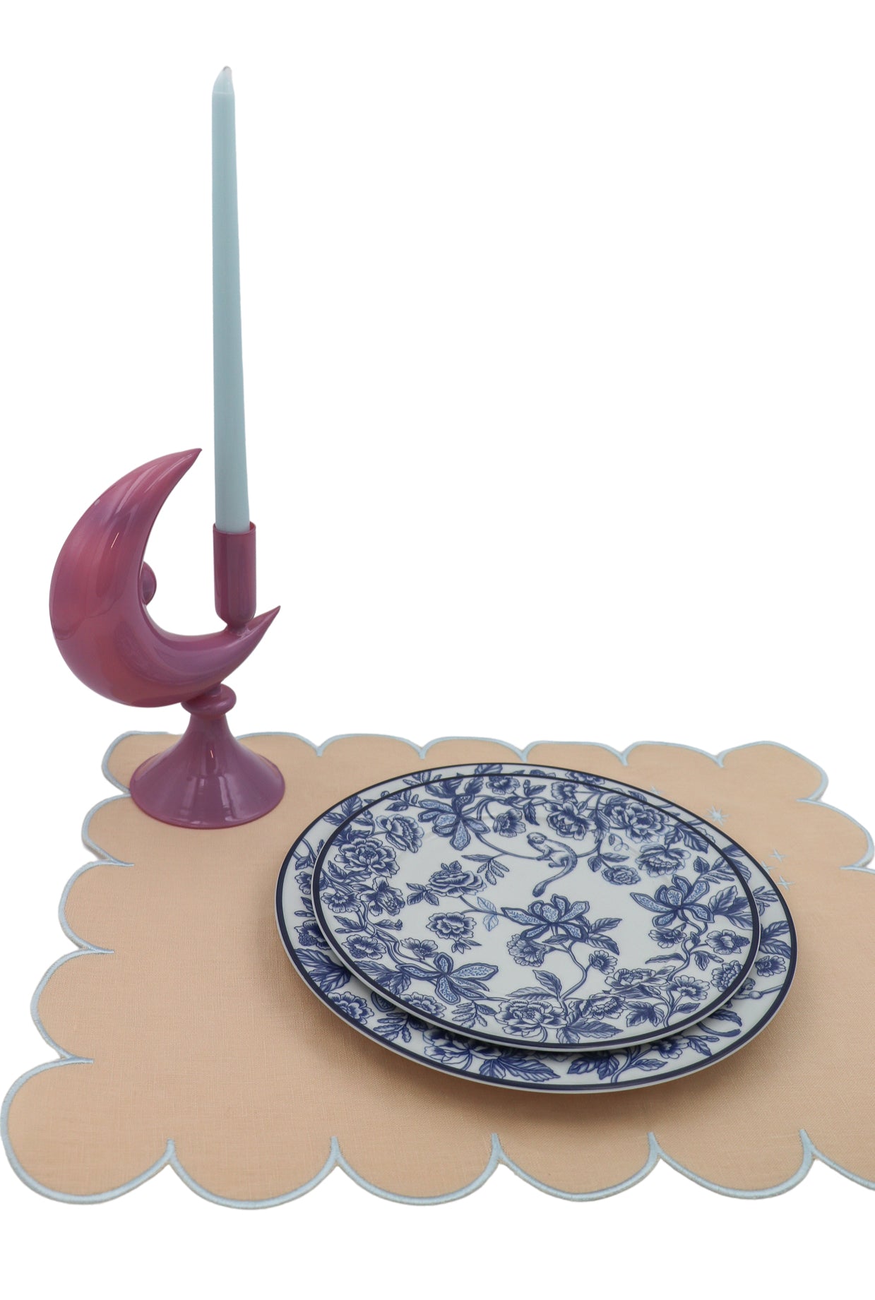 Bombay Blue Starter Plate - Set of 4 (+1 Bonus Plate)