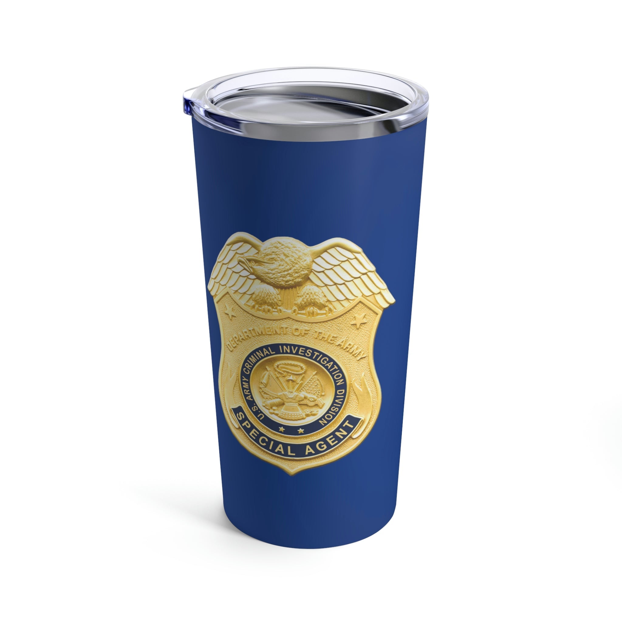Army CID Badge and Seal Travel Tumbler 20oz
