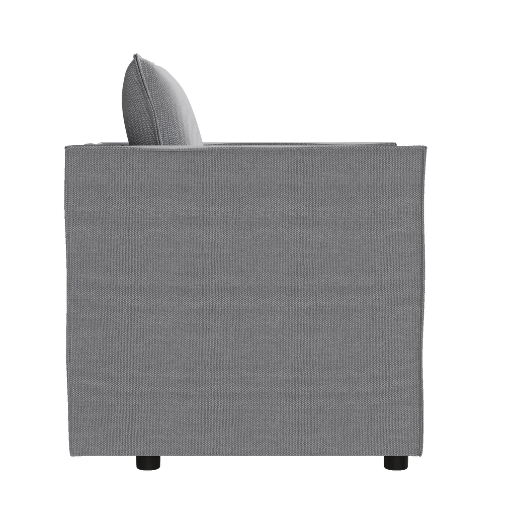 Decorative chair, comfortable gray single sofa chair, soft breathable seat cushion, soft cushion armchair, modern comfortable sofa chair in bedroom/corner/reading room