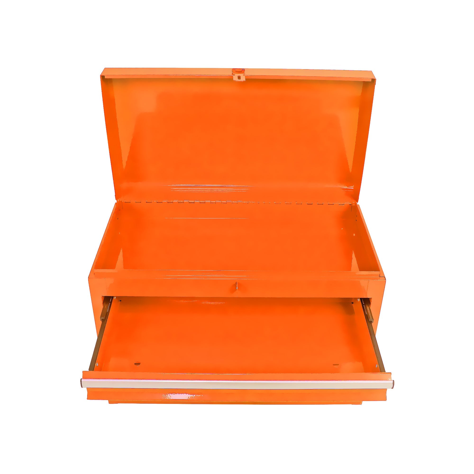 Rolling Tool Chest, 5-Drawer Tool Box Organizer w/Lockable Wheels & Sliding Drawers & Detachable Top & Adjustable Shelf, Tool Storage Cabinet for Garage Workshop(Orange)